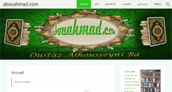 Desktop Screenshot of abouahmad.com