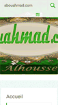 Mobile Screenshot of abouahmad.com
